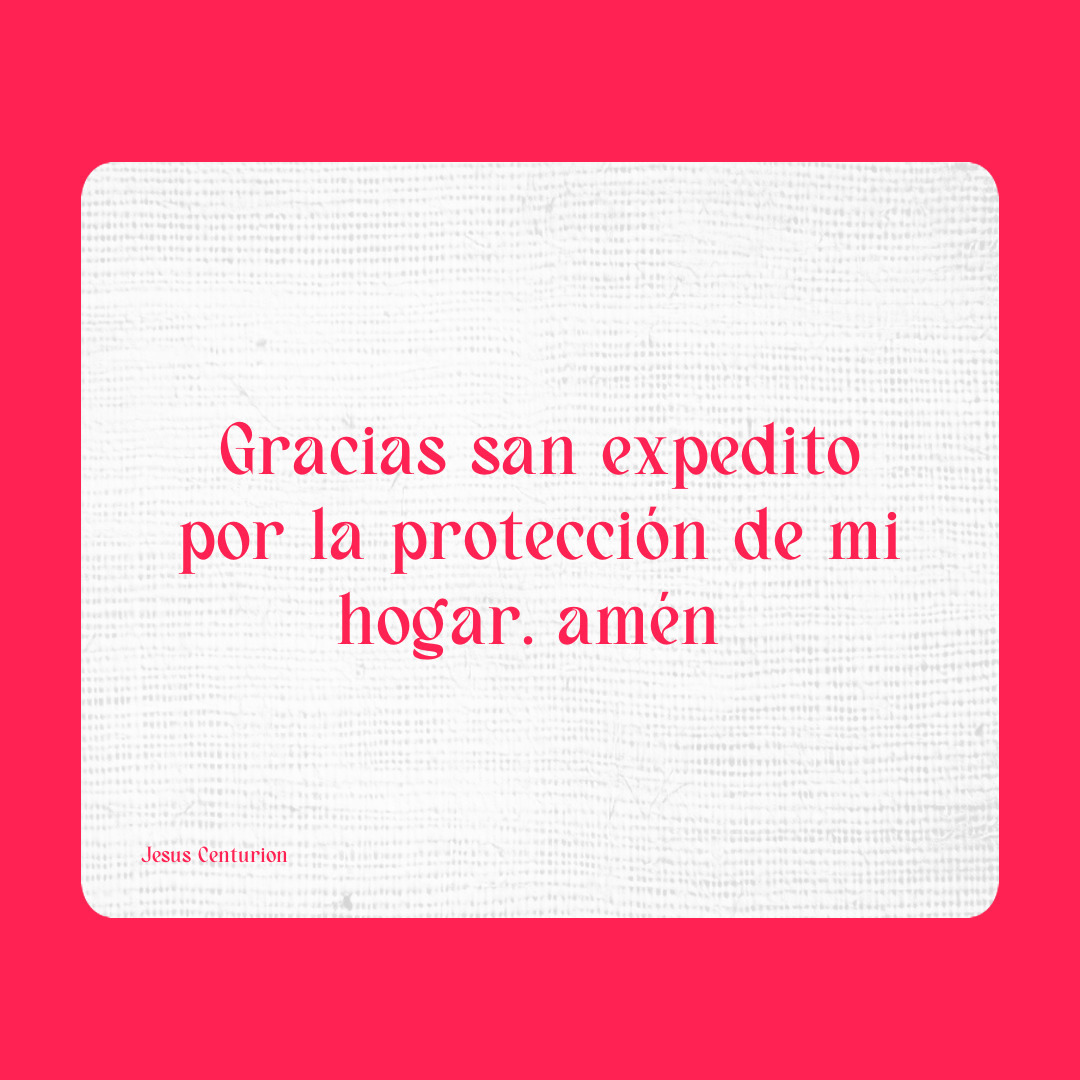 Agradecimiento a San Expedito