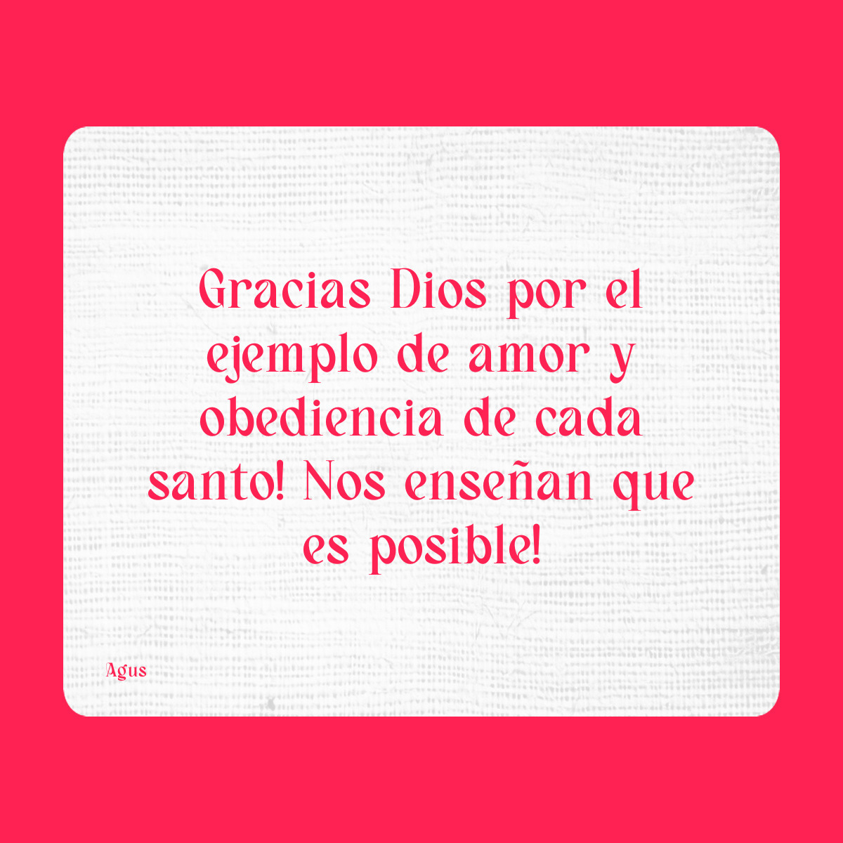 Agradecimiento a San Expedito