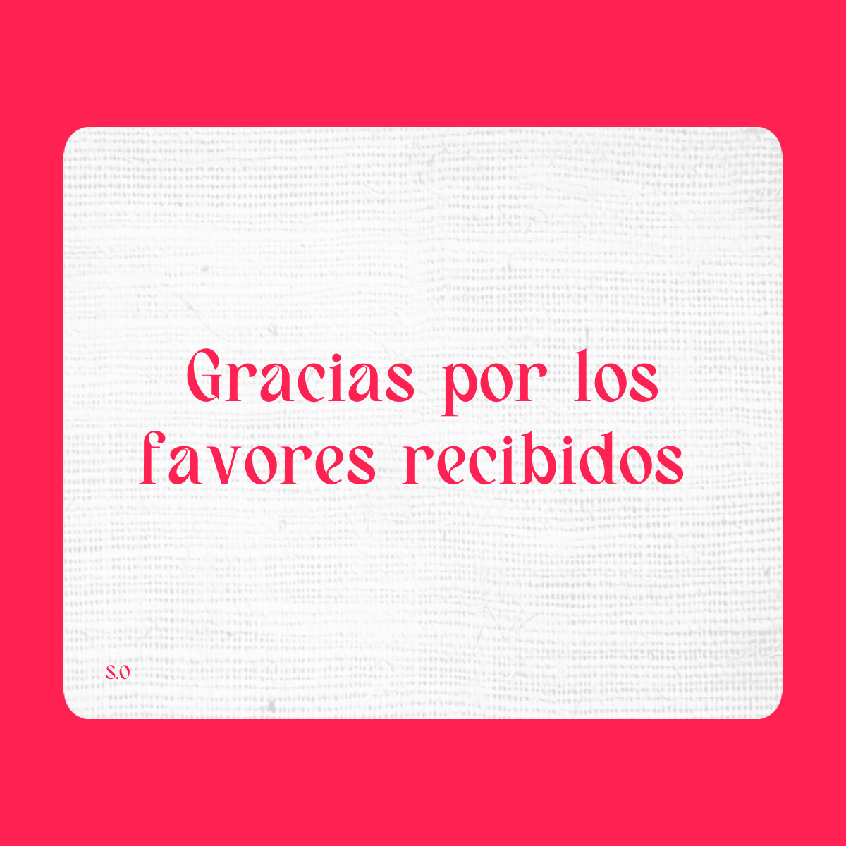 Agradecimiento a San Expedito