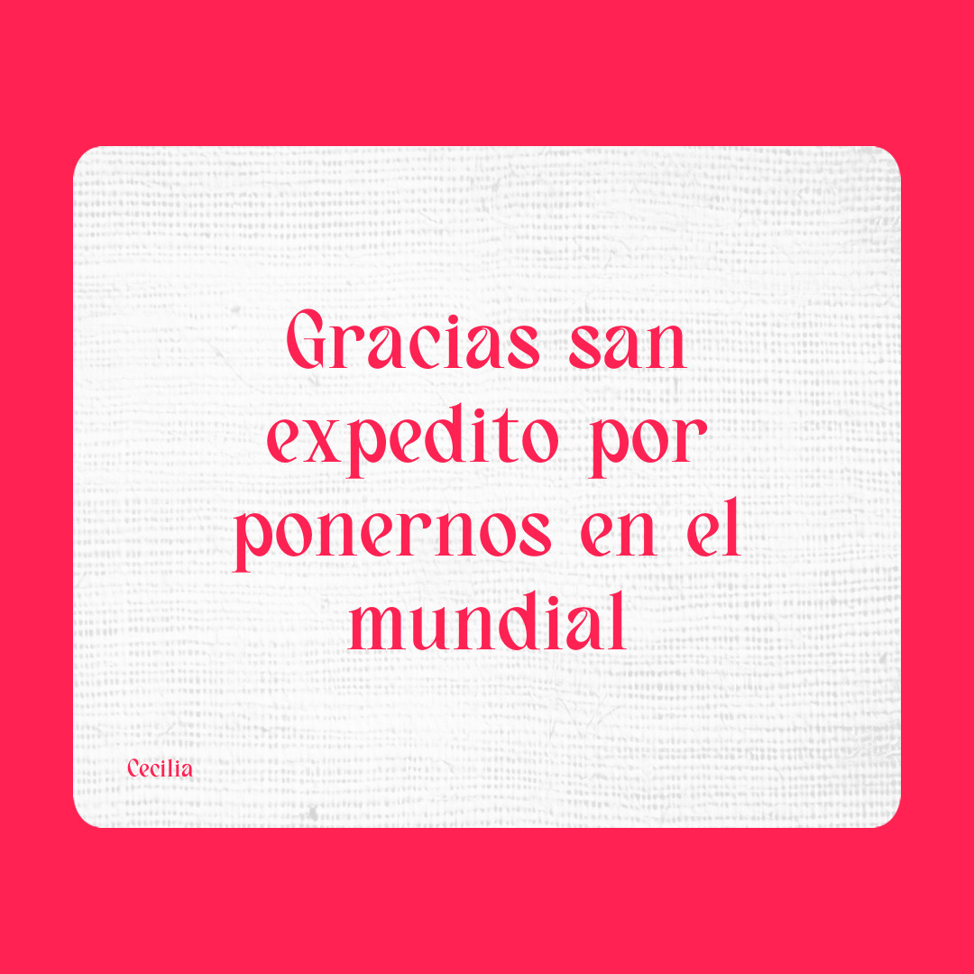 Agradecimiento a San Expedito