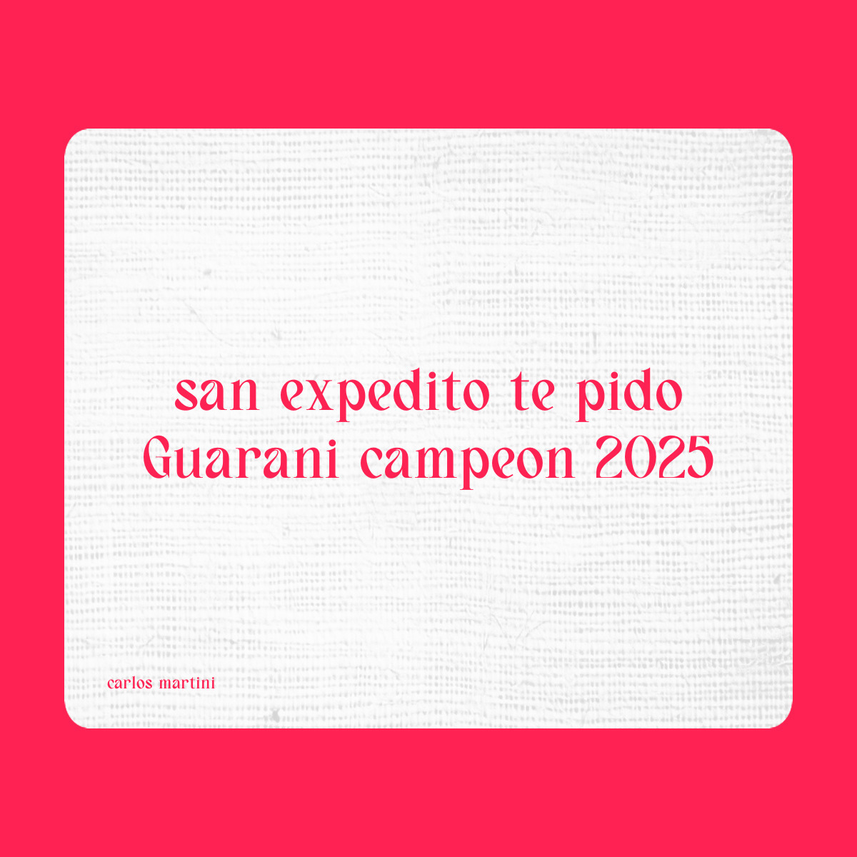 Agradecimiento a San Expedito